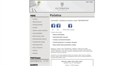 Desktop Screenshot of informatikakg.com