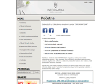 Tablet Screenshot of informatikakg.com